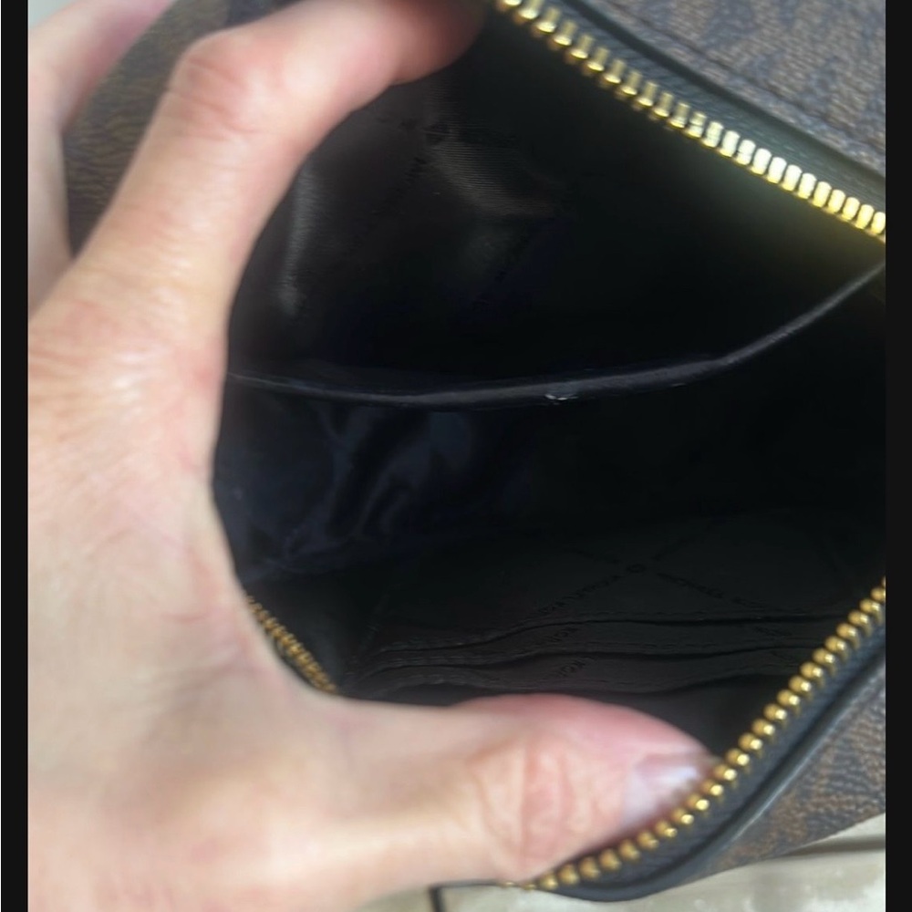 Michael Kors Brown and Black Crossbody Bag - Picture 7 of 7